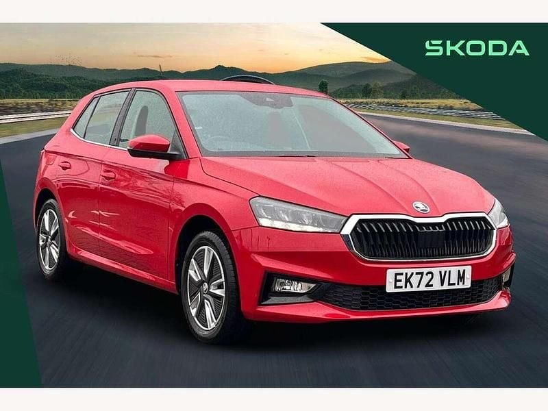 Red Used 2022 Skoda Fabia SE L Hatchback | £14,790 (Fair price) - Image 1/2