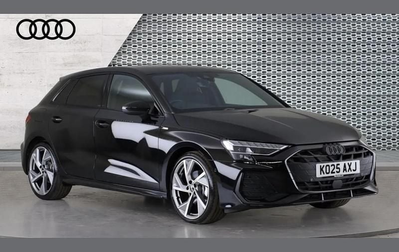 New Audi A3 Black Edition 204 HP (150 kW) 2025 Black Hatchback