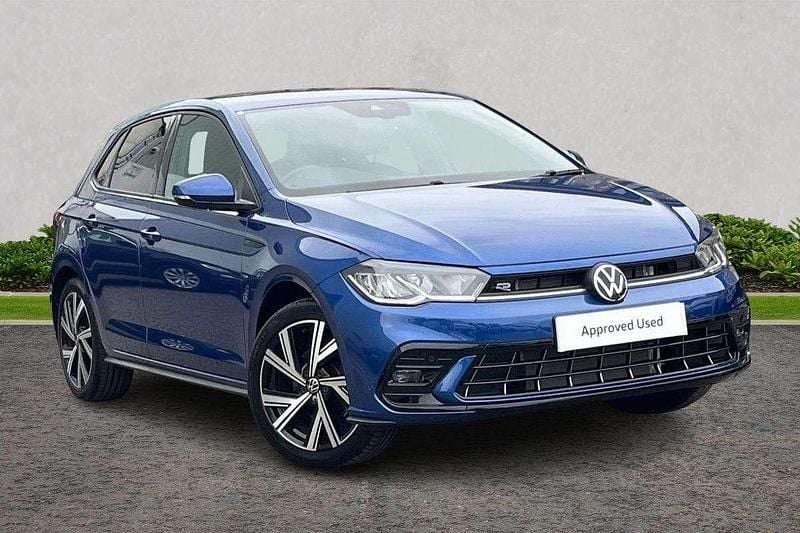 Blue Used 2023 VW Polo R-line Hatchback | £21,995 (Expensive) - Image 1/4