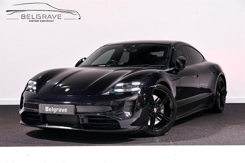 Black Used 2022 Porsche Taycan Performance Package Sedan | £58,980 - Image 1/3