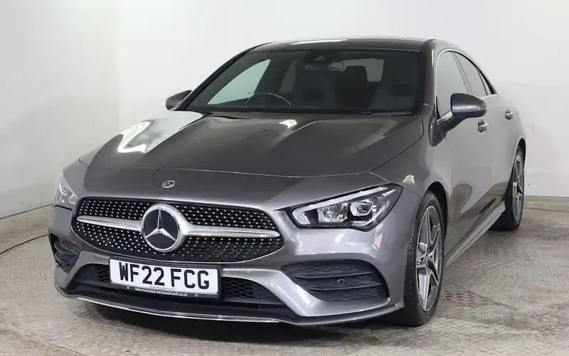 Used Mercedes CLA180 AMG Line Premium 136 HP (100 kW) 2022 Grey Coupe
