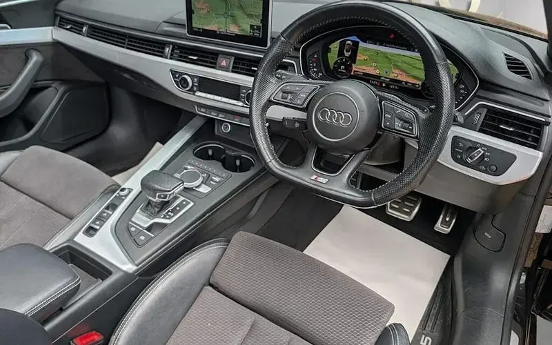 Used Audi A5 Cabriolet S-Line 190 HP (139 kW) 2020 Black Cabriolet