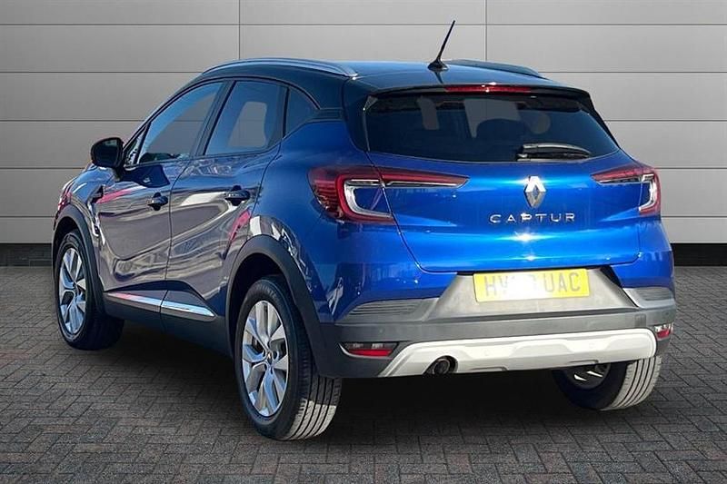 Used Renault Captur Iconic 95 HP (69 kW) 2020 Iron blue with diamond black roof SUV