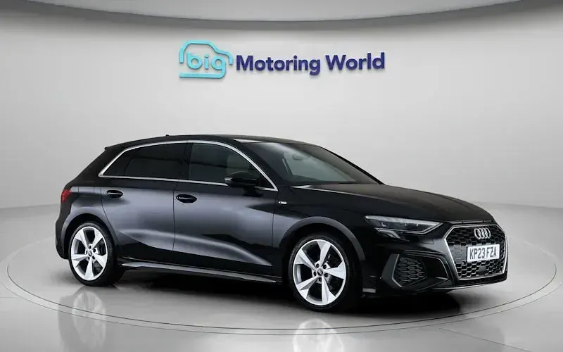 Used Audi A3 Sportback S-Line 150 HP (110 kW) 2023 Black Hatchback