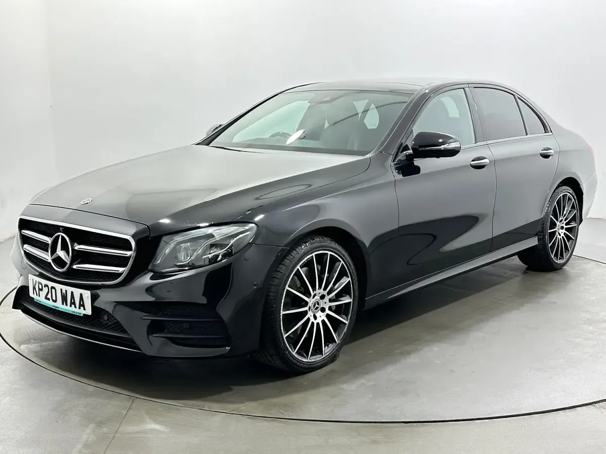 Used Mercedes E400 AMG line 2020 Black Sedan