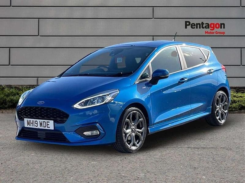 Used Ford Fiesta ST-Line 99 HP (72 kW) 2019 Blue Hatchback