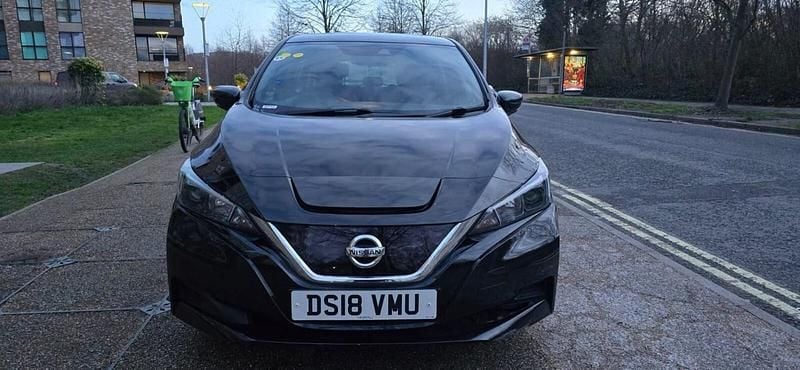 Used Nissan Leaf Visia 110 kW (150 HP) 2018 Black Hatchback