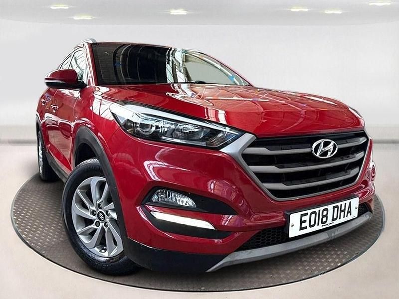 Red Used 2018 Hyundai Tucson SE SUV | £10,990 (Good price) - Image 1/4