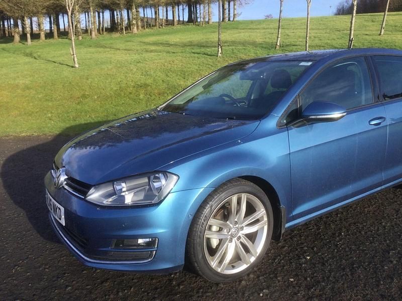 Used VW Golf VII GT 150 HP (110 kW) 2016 Blue Hatchback
