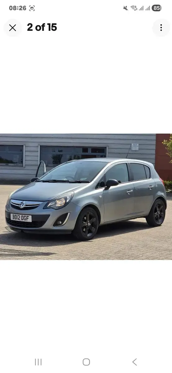 Used Vauxhall Corsa 2012 Silver Hatchback
