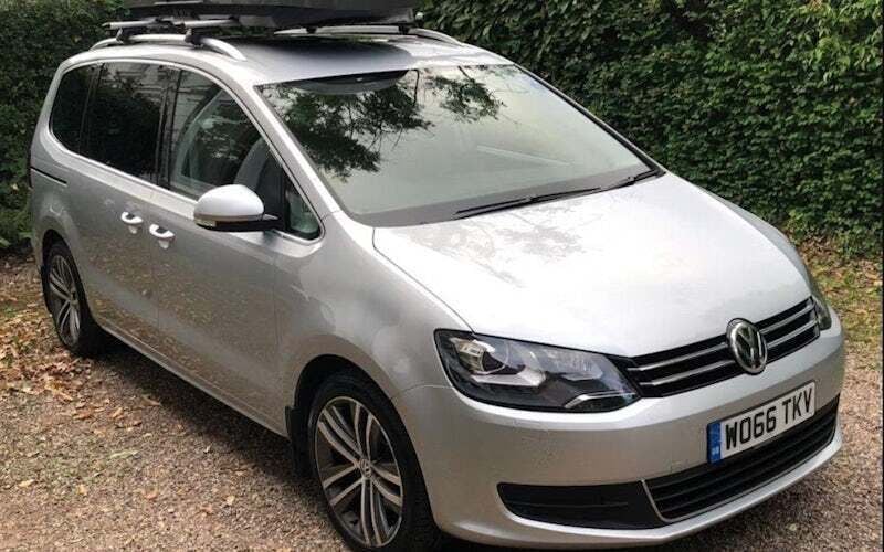 Silver Used 2017 VW Sharan SE MPV | £10,980 (Good price) - Image 1/4
