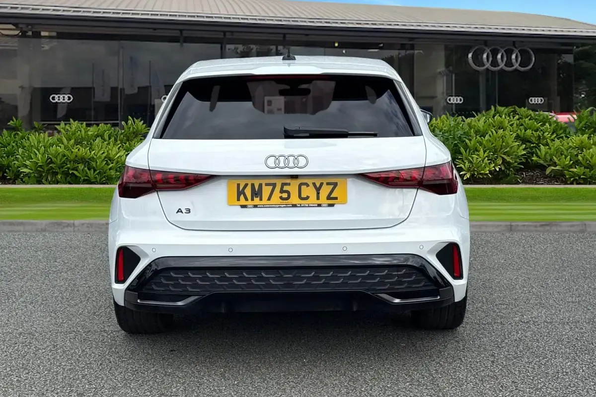 Used Audi A3 S-Line 116 HP (85 kW) 2025 White Hatchback