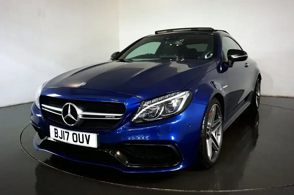 Used Mercedes C63S AMG Premium 2017 Blue Coupe