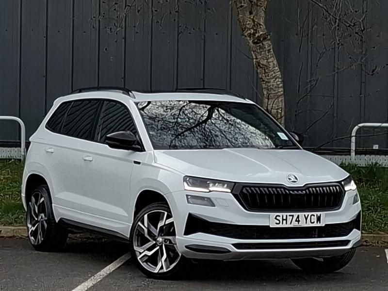 Used Skoda Karoq SportLine 150 HP (110 kW) 2024 White SUV