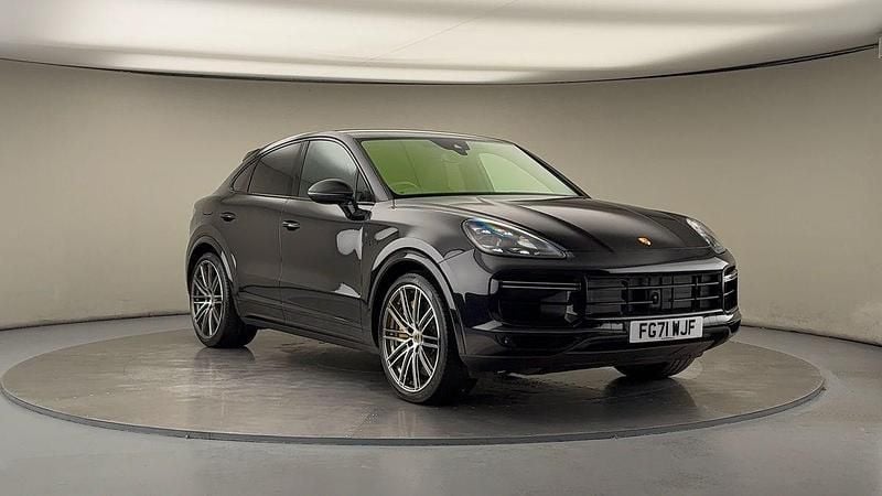 Black Used 2021 Porsche Cayenne Coupe Turbo S E-Hybrid Coupe | £78,000 - Image 1/4