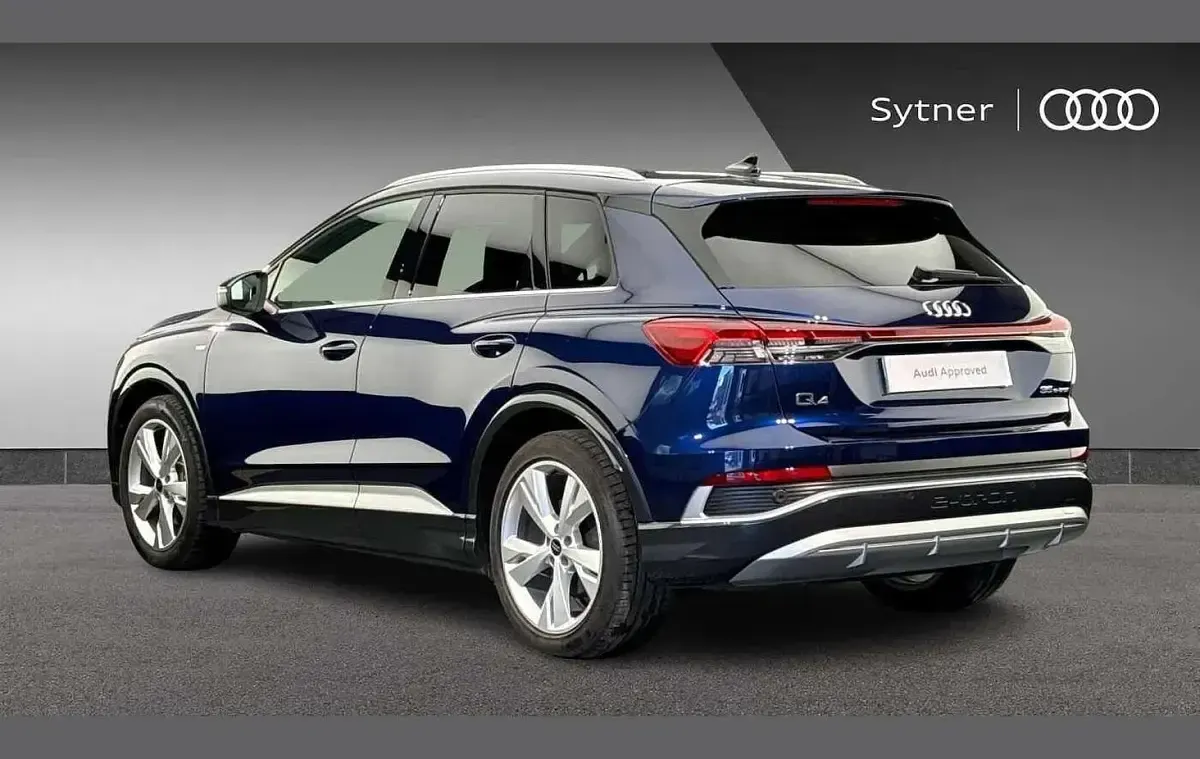 Used Audi Q4 e-tron S-Line 125 kW (170 HP) 2025 Blue SUV