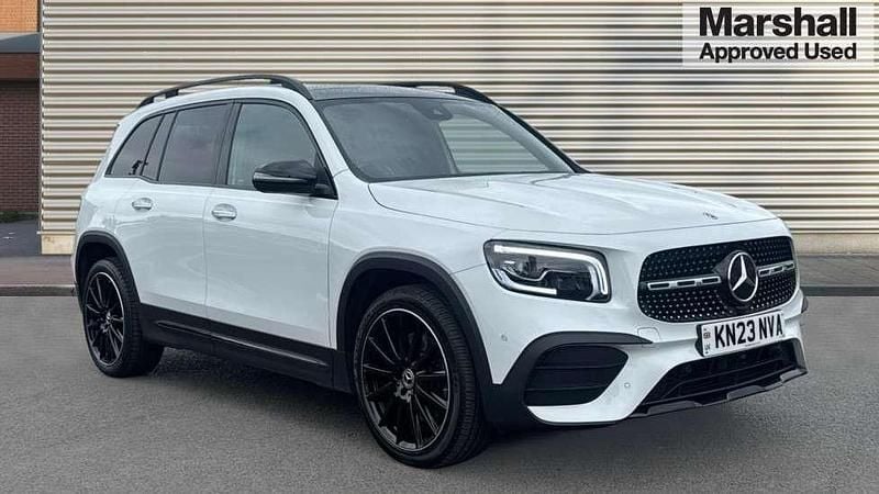 White Used 2023 Mercedes GLB220 AMG line SUV | £32,742 (Fair price) - Image 1/4