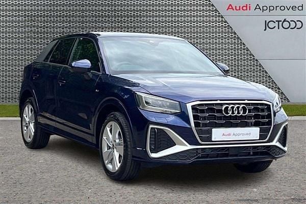 Blue Used 2025 Audi Q2 S-Line SUV | £29,885 (Expensive) - Image 1/4