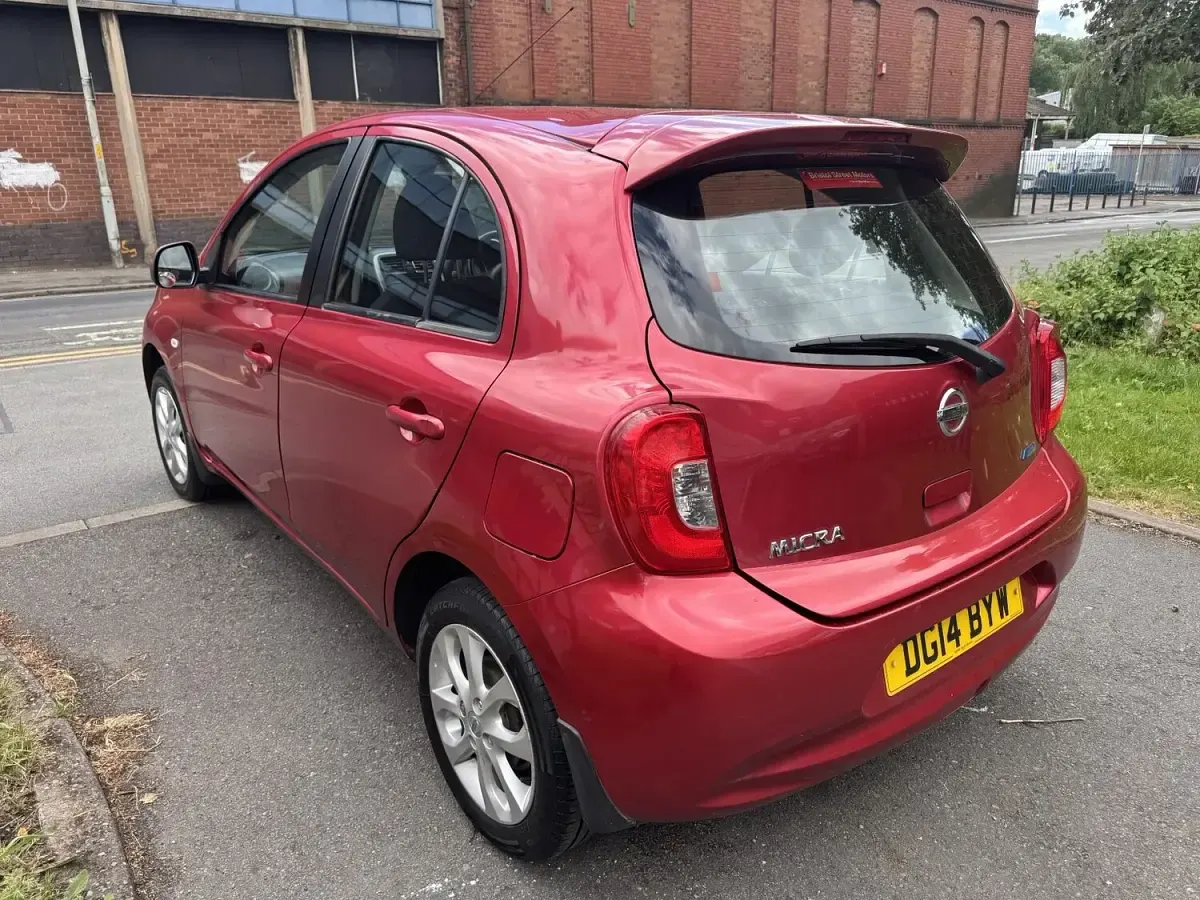 Used Nissan Micra Acenta 80 HP (58 kW) 2014 Red Hatchback