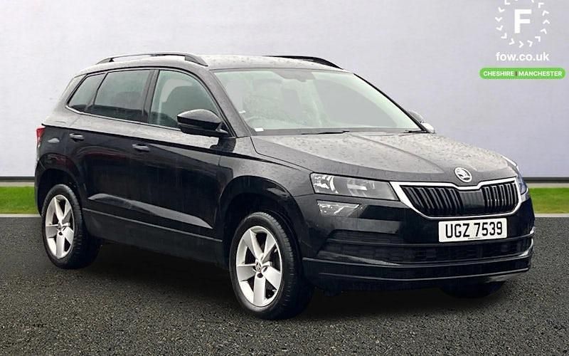 Black Used 2021 Skoda Karoq SE SUV | £15,299 (Super price) - Image 1/4