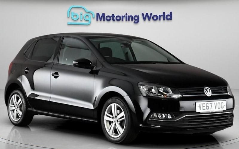 Used VW Polo Edition 75 HP (55 kW) 2017 Black Hatchback