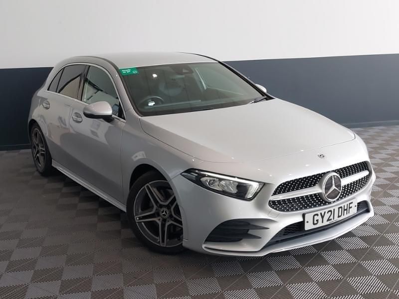Used Mercedes A220 AMG line 190 HP (139 kW) 2021 Silver Hatchback