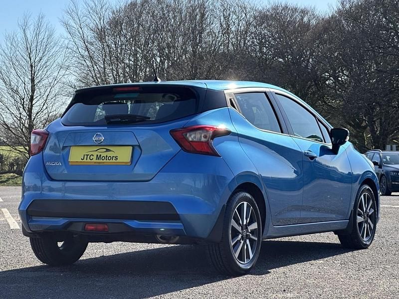 Używany Nissan Micra Acenta 71 KM (52 kW) 2017 Niebieski Hatchback