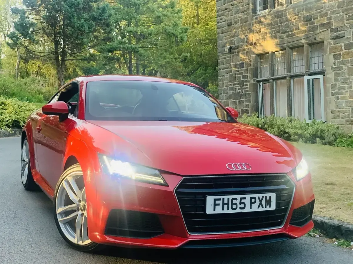 Used Audi TT S-Line 184 HP (135 kW) 2015 Red Coupe