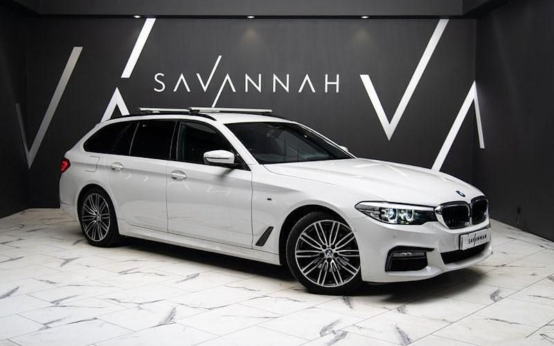 White Used 2020 BMW 520 M Sport Estate | £24,990 (A bit pricey) - Image 1/4