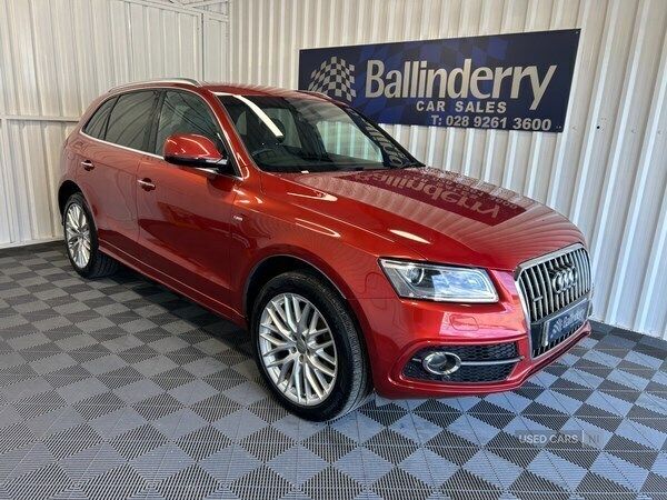 Red Used 2016 Audi Q5 S-line plus SUV | £15,450 (Fair price) - Image 1/4