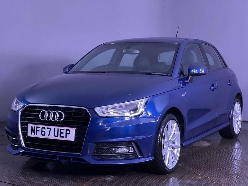 Used Audi A1 Sportback S-Line 125 HP (91 kW) 2017 Blue Hatchback