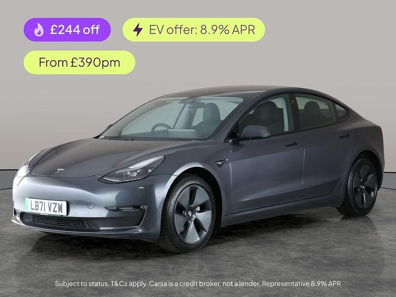 Grey Used 2021 Tesla Model 3 Long Range AWD Sedan | £21,668 (Fair price) - Image 1/3