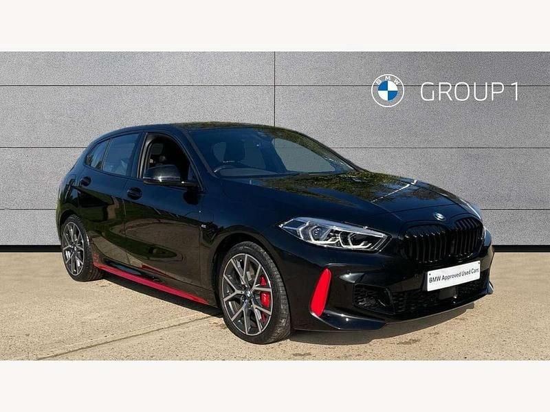 Black Used 2023 BMW 128 Shadowline Hatchback | £25,791 (Fair price) - Image 1/4