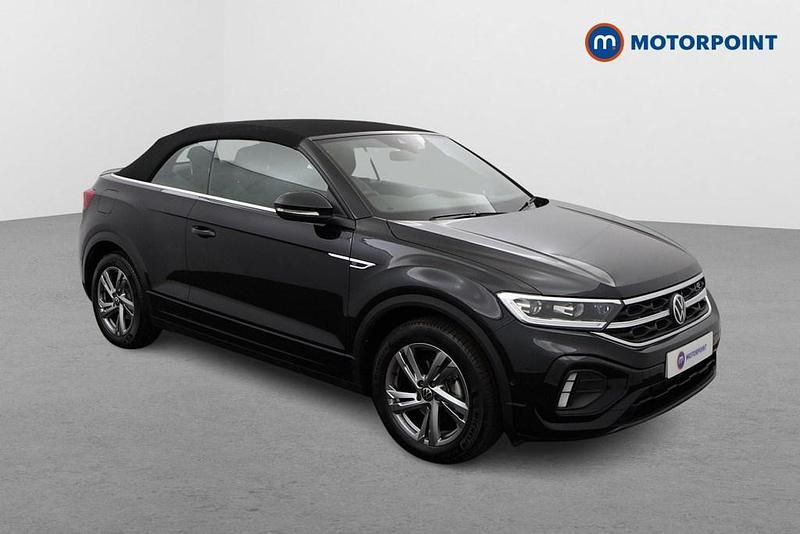 Black Used 2023 VW T-Roc Cabriolet R-line Cabriolet | £26,549 (Fair price) - Image 1/4