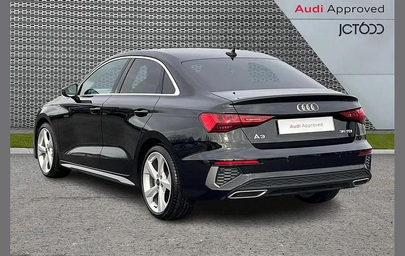 Used Audi A3 S-Line 150 HP (110 kW) 2023 Black Sedan