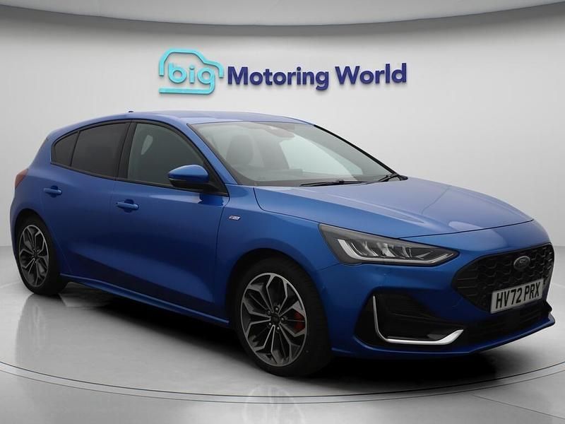 Blue Used 2022 Ford Focus ST-Line Hatchback | £15,900 (Fair price) - Image 1/4