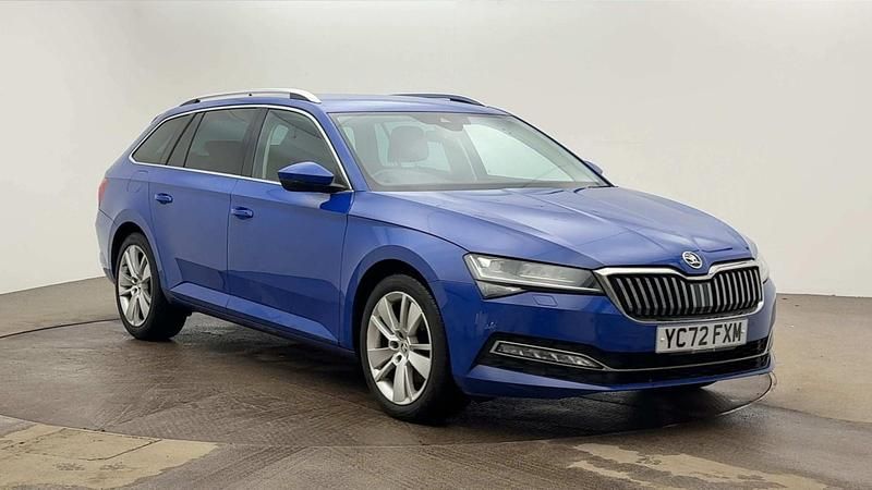Blue Used 2022 Skoda Superb SE L Estate | £13,295 (Fair price) - Image 1/4