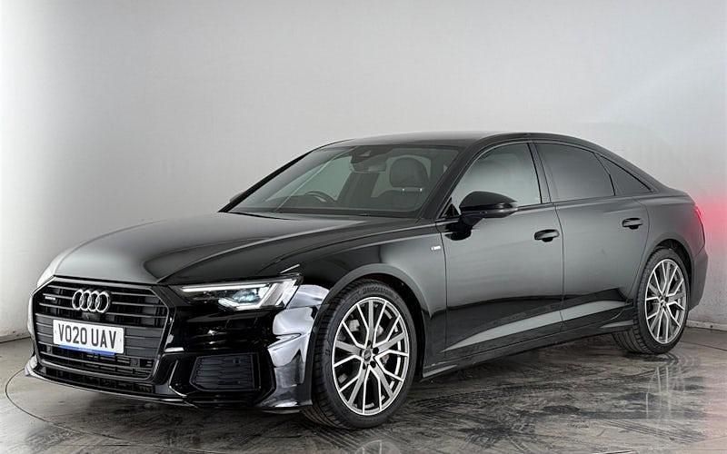 Used Audi A6 Black Edition 245 HP (180 kW) 2020 Black Sedan