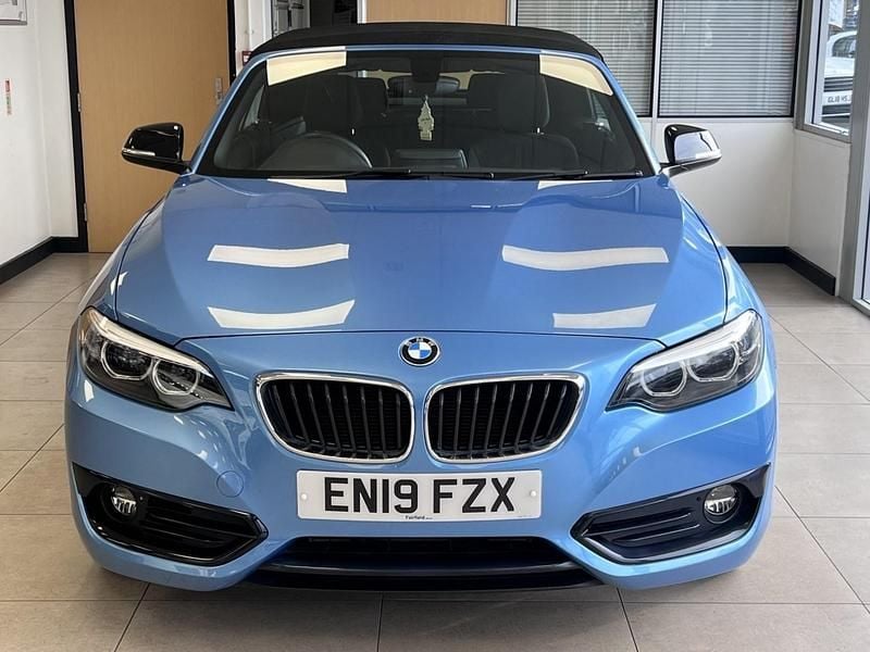 Used BMW 218 Sport Line 2019 Blue Cabriolet