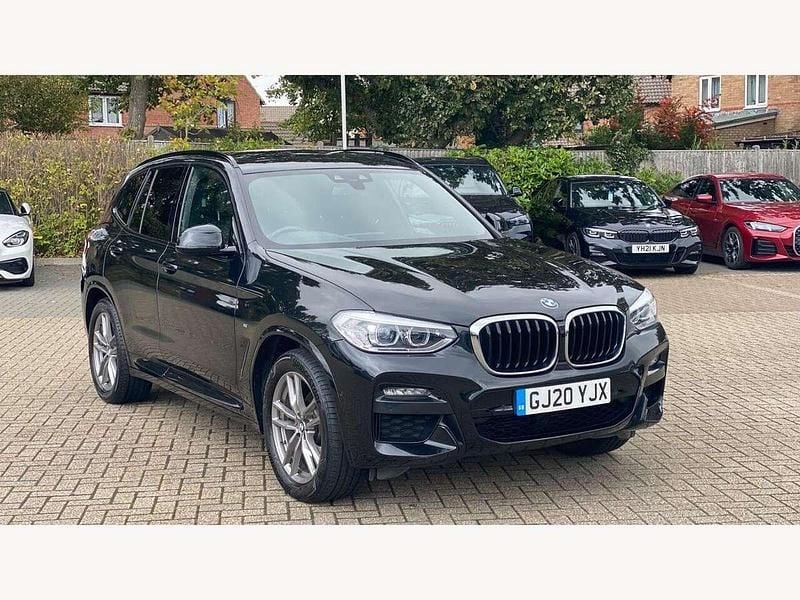 Black Used 2020 BMW X3 M Sport SUV | £26,995 (Good price) - Image 1/4