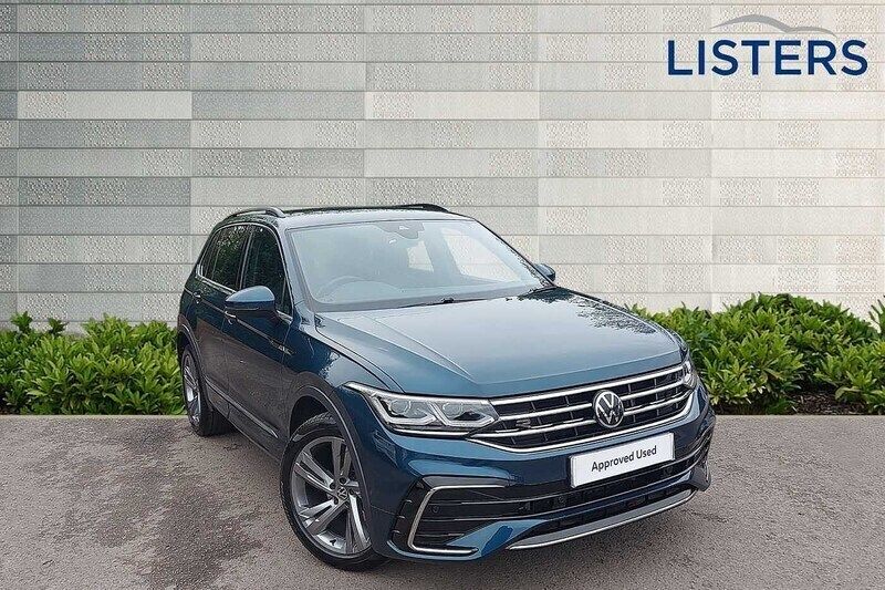 Nightshade blue Used 2023 VW Tiguan R-line Edition SUV | £24,990 (Good price) - Image 1/4