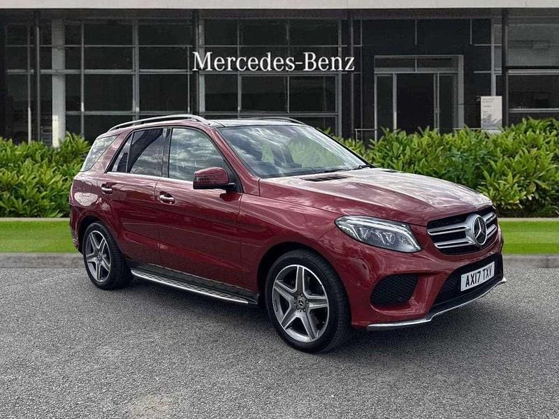 Red Used 2017 Mercedes GLE350 AMG line SUV | £22,288 (Fair price) - Image 1/4