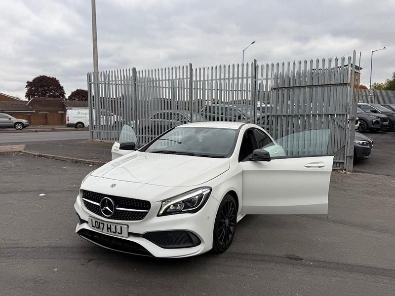 Used Mercedes CLA180 AMG line 122 HP (89 kW) 2017 White Sedan