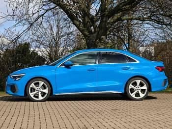 Used Audi A3 S-Line 150 HP (110 kW) 2020 Blue Sedan