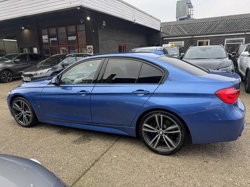 Used BMW 330e M Sport 2017 Blue Sedan