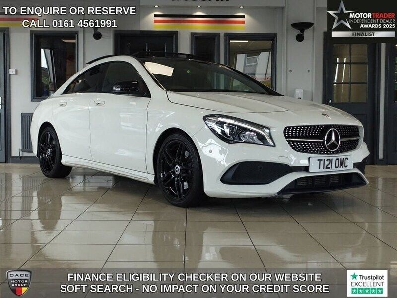 White Used 2017 Mercedes CLA220 AMG line Sedan | £14,940 (Fair price) - Image 1/4