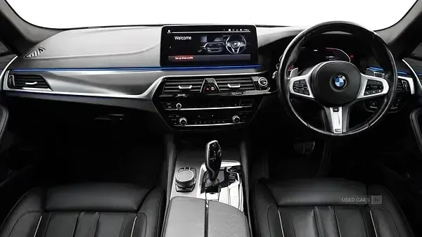 Used BMW 520 M Sport 187 HP (137 kW) 2021 Blue Sedan