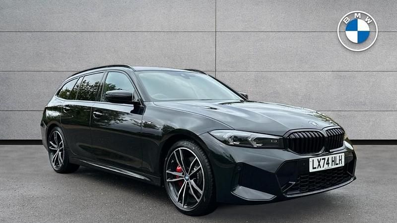 Black Used 2024 BMW 320 M Sport Estate | £36,250 (Expensive) - Image 1/4