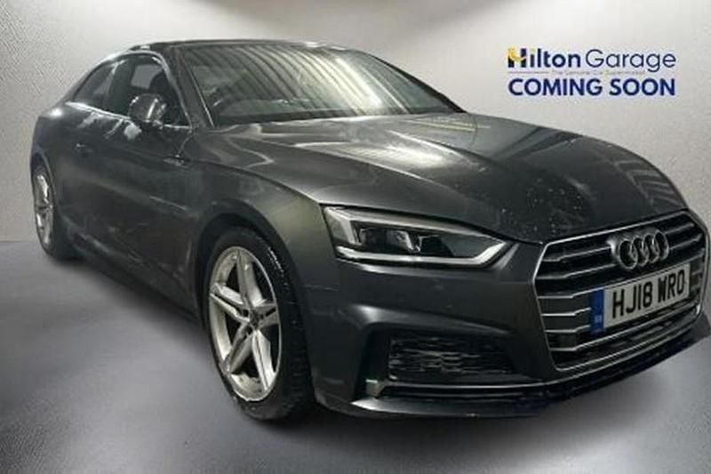 Used Audi A5 S-Line 190 HP (139 kW) 2018 Grey Coupe