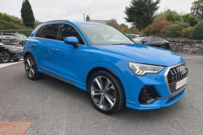 Blue Used 2019 Audi Q3 S-Line SUV | £23,995 (Fair price) - Image 1/4